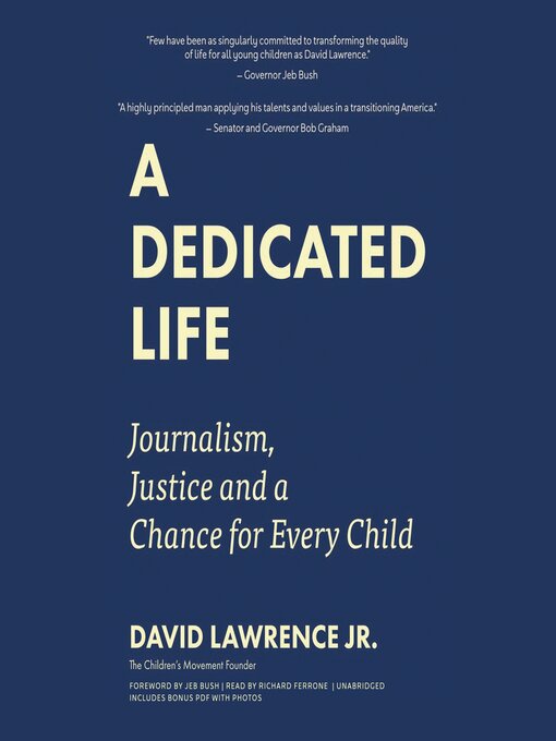 Title details for A Dedicated Life by David Lawrence Jr. - Available